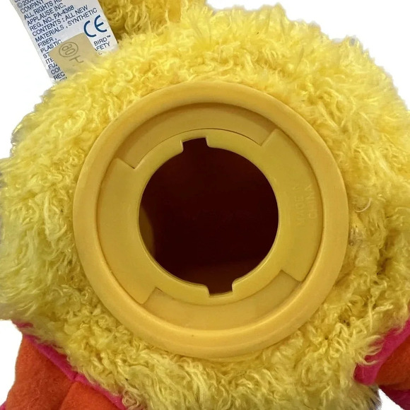 Sesame Street Big Bird Plush Piggy Bank and Frame 2000 Vintage RARE HTF Applause - Picture 5 of 7